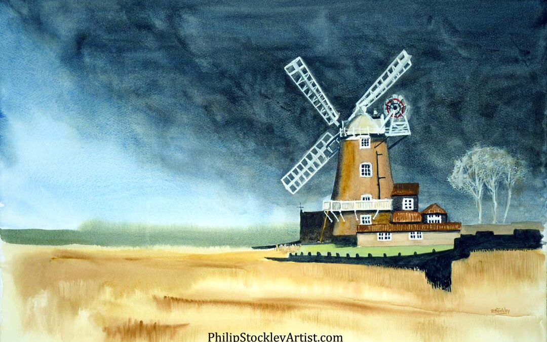 Cley Windmill – before the storm